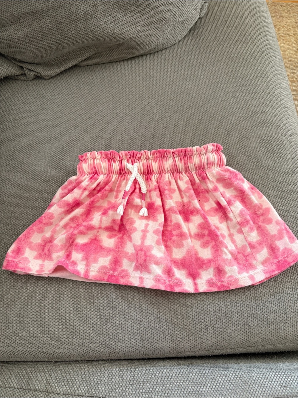Cat & Jack Pink Tie-Dye Elastic Waist Skort